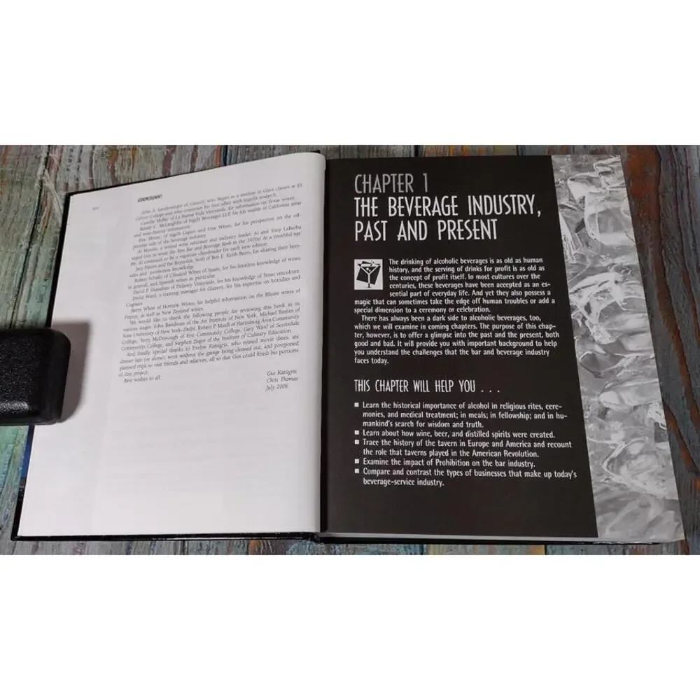 The Bar & Beverage Book, Fourth Edition by Costas Katsigris‎ & Chris Thomas